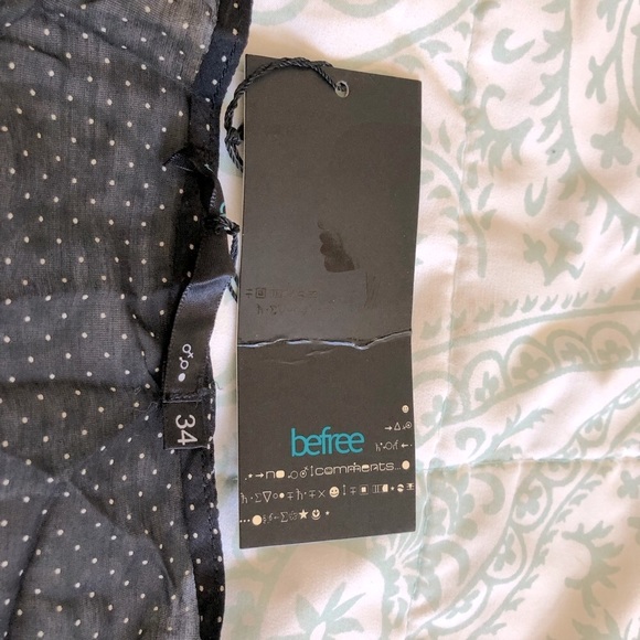 Silk/cotton polka dot blouse top XS - Picture 3 of 3